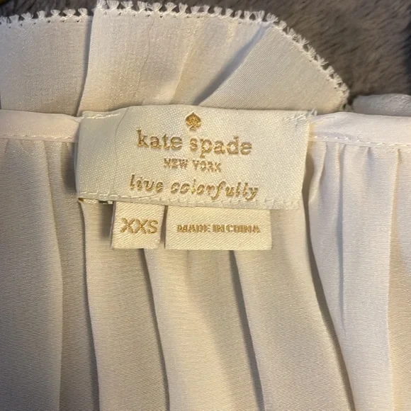 Kate Spade Ruffle Silk Blouse - Picture 4 of 8